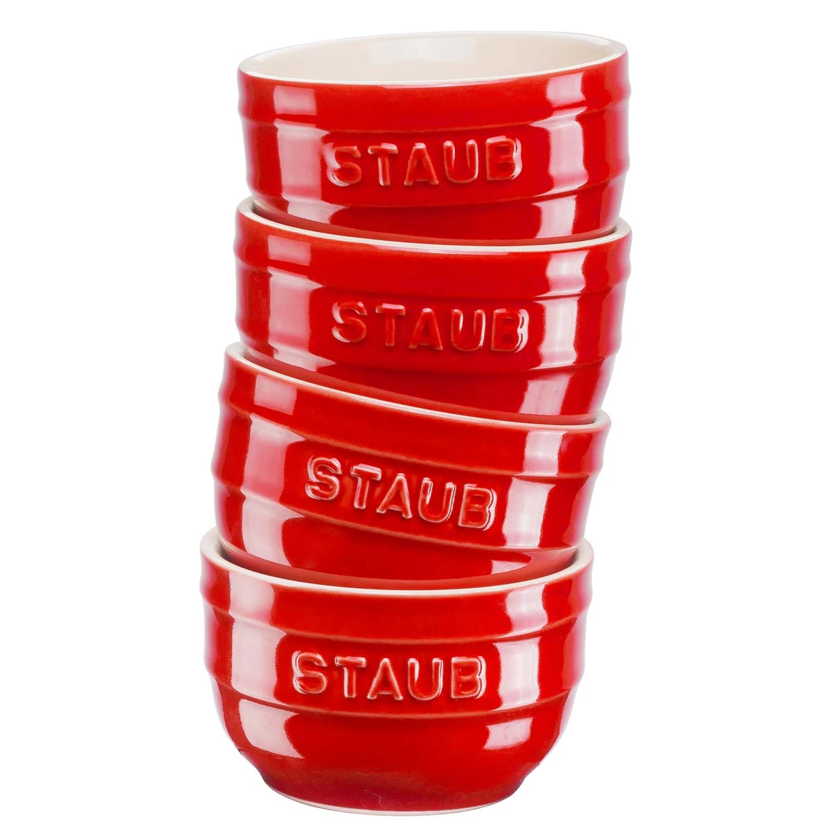 STAUB Förmchenset, 4-tlg, Kirsch-Rot 1 STAUB Förmchenset, 4-tlg, Kirsch-Rot