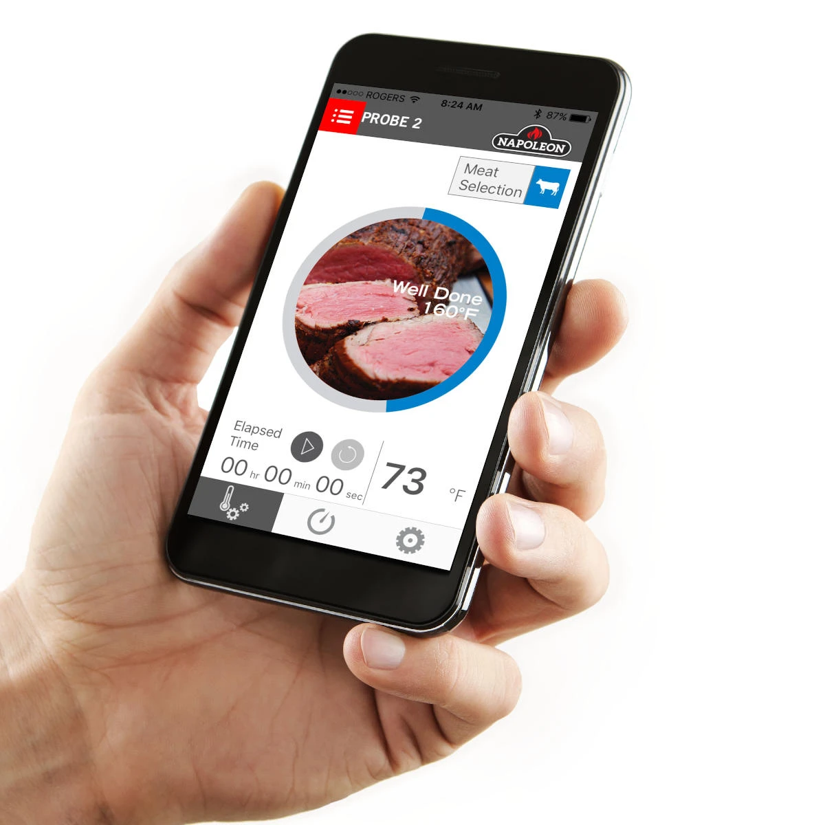 Napoleon ACCU PROBE Bluetooth Thermometer, 2 Fühler 3 Napoleon ACCU PROBE Bluetooth Thermometer, 2 Fühler – Bild 3