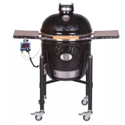 Monolith Classic BBQ Guru Pro 2.0 Inkl. Gestell & Seitentische, Schwarz + DigiQ DX3 -Broil King Verkäufe 32005a05b4d1389240bbd26a85f3b673