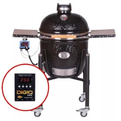 Monolith Classic BBQ Guru Pro 2.0 Inkl. Gestell & Seitentische, Schwarz + DigiQ DX3 -Broil King Verkäufe 36f56dbaba2b4b96a9ada72c0b53a269