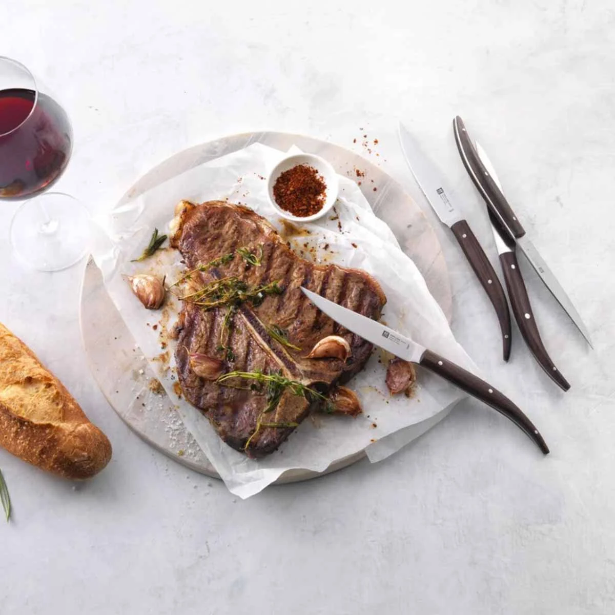 ZWILLING Steakmesserset 4er Set, Edelstahl 1 ZWILLING Steakmesserset 4er Set, Edelstahl