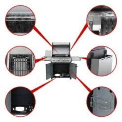 SANTOS S-418 Mit, 30 Mbar Für PT, ES, NL, BE, FR, Schwarz -Broil King Verkäufe 64355148adbedbfc9a65b292b09e564d