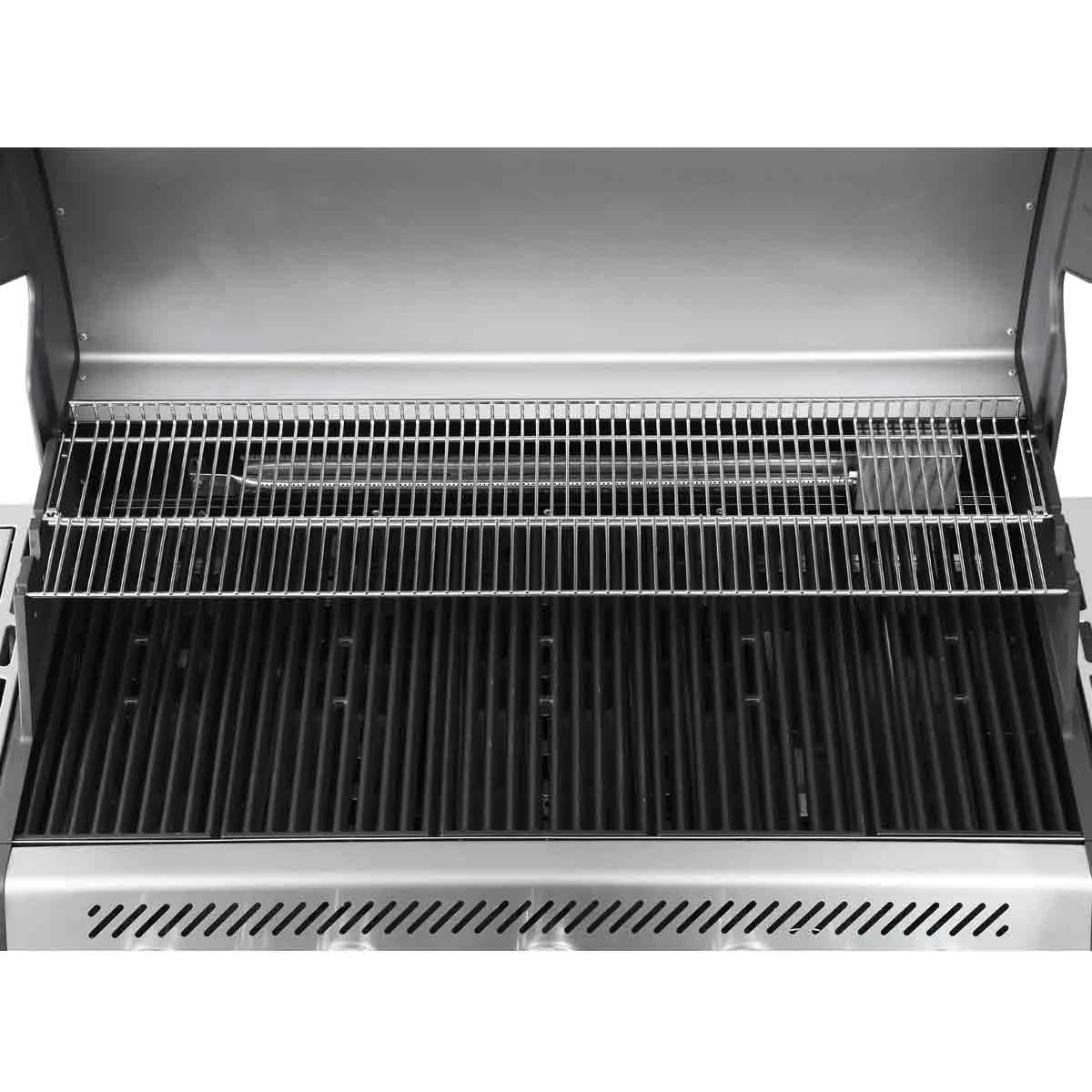 SANTOS S-518 Mit Seiten- & Heckbrenner, Edelstahl Inkl. Drehspieß, Rostheber & Silikonablage & Graviertes ZWILLING Pro Messer 12 SANTOS S-518 Mit Seiten- & Heckbrenner, Edelstahl Inkl. Drehspieß, Rostheber & Silikonablage & Graviertes ZWILLING Pro Messer – Bild 12