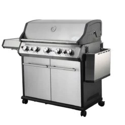 SANTOS S-518 Mit Seiten- & Heckbrenner, Edelstahl Inkl. Drehspieß, Rostheber & Silikonablage & Graviertes ZWILLING Pro Messer 18 SANTOS S-518 Mit Seiten- & Heckbrenner, Edelstahl Inkl. Drehspieß, Rostheber & Silikonablage & Graviertes ZWILLING Pro Messer -Broil King Verkäufe a27770200f45b67a6d82d6a622b59266