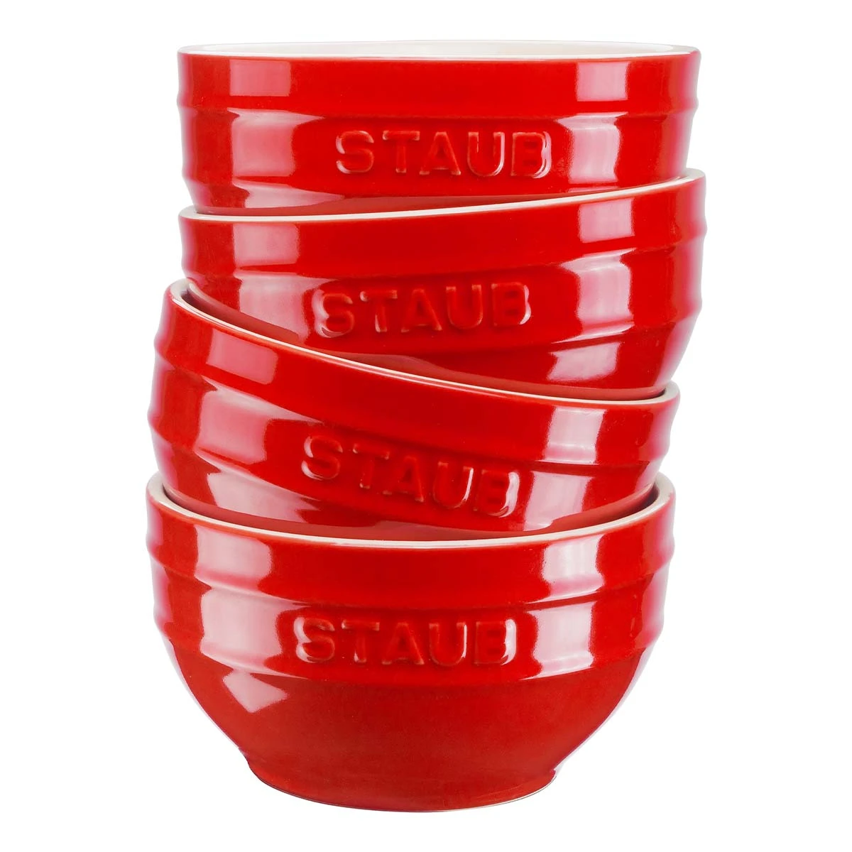 STAUB Schüsselset, 4-tlg, Kirsch-Rot, 400ml 1 STAUB Schüsselset, 4-tlg, Kirsch-Rot, 400ml