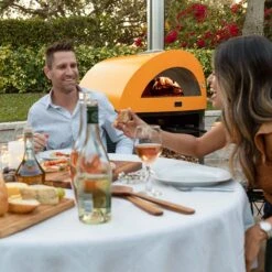 Alfa Forni Gas Pizzaofen Allegro Moderno Gelb