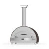 Alfa Forni Pizzaofen Classico 4 Pizze Ohne Stand, Holz, Kupfer