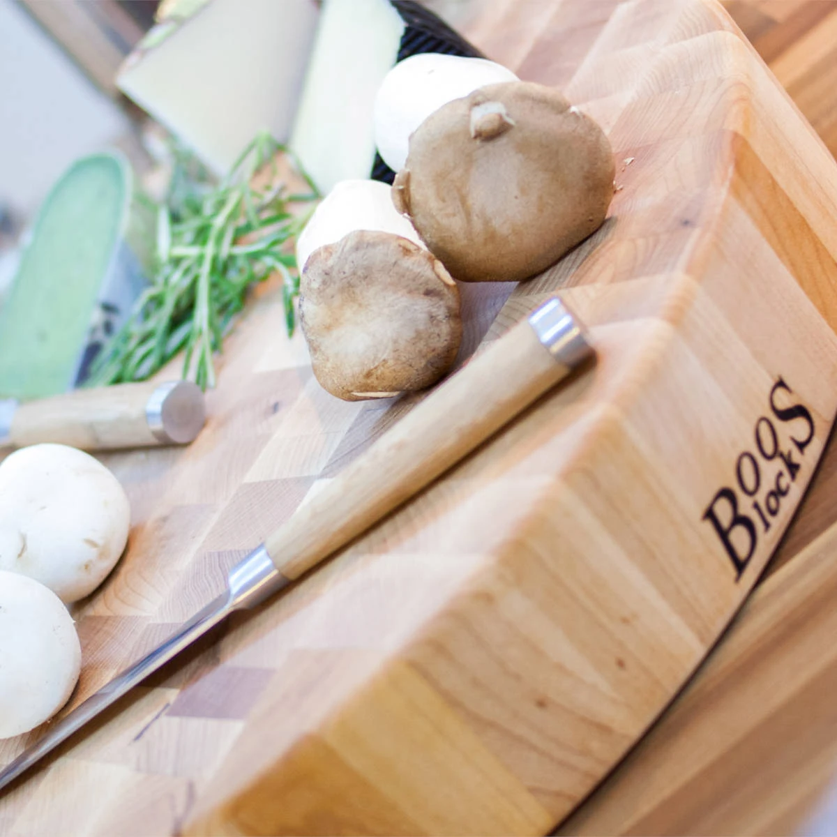 Boos Blocks Hackblock Stirnholz Classic, Ahorn Rund Ø 46 Cm 2 Boos Blocks Hackblock Stirnholz Classic, Ahorn Rund Ø 46 Cm – Bild 2