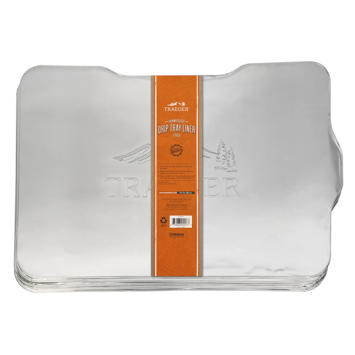 Traeger Alublech Schutzfolie Für Ironwood 650, 5er Pack 1 Traeger Alublech Schutzfolie Für Ironwood 650, 5er Pack