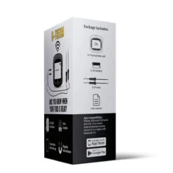 Borniak B-THERM Räucher Thermometer, Bluetooth, Inkl. 2 Fühler 7 Borniak B-THERM Räucher Thermometer, Bluetooth, Inkl. 2 Fühler -Broil King Verkäufe borniak b therm thermometr bluetooth 2 probes eb30d98eb7b43bfca49e9a839f49eba0