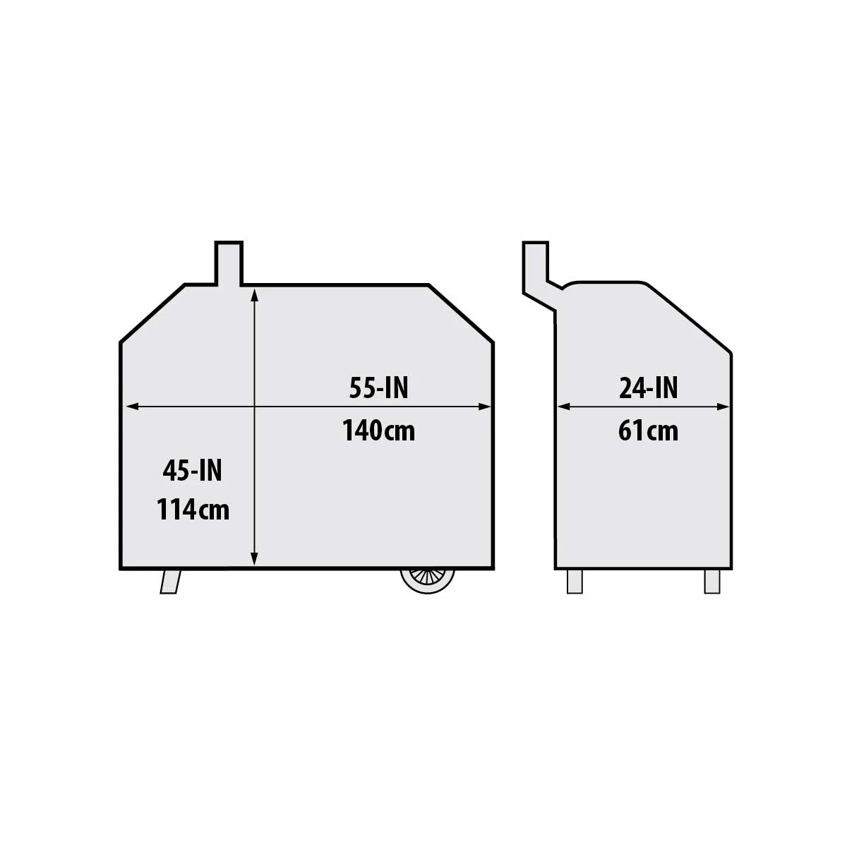 Broil King Schutzhülle Für Regal Pellet 400, Schwarz 4 Broil King Schutzhülle Für Regal Pellet 400, Schwarz – Bild 4