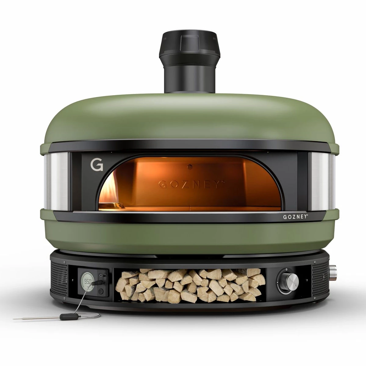 Gozney Dome Dual-Fuel Pizzaofen, Olivgrün 5 Gozney Dome Dual-Fuel Pizzaofen, Olivgrün – Bild 5