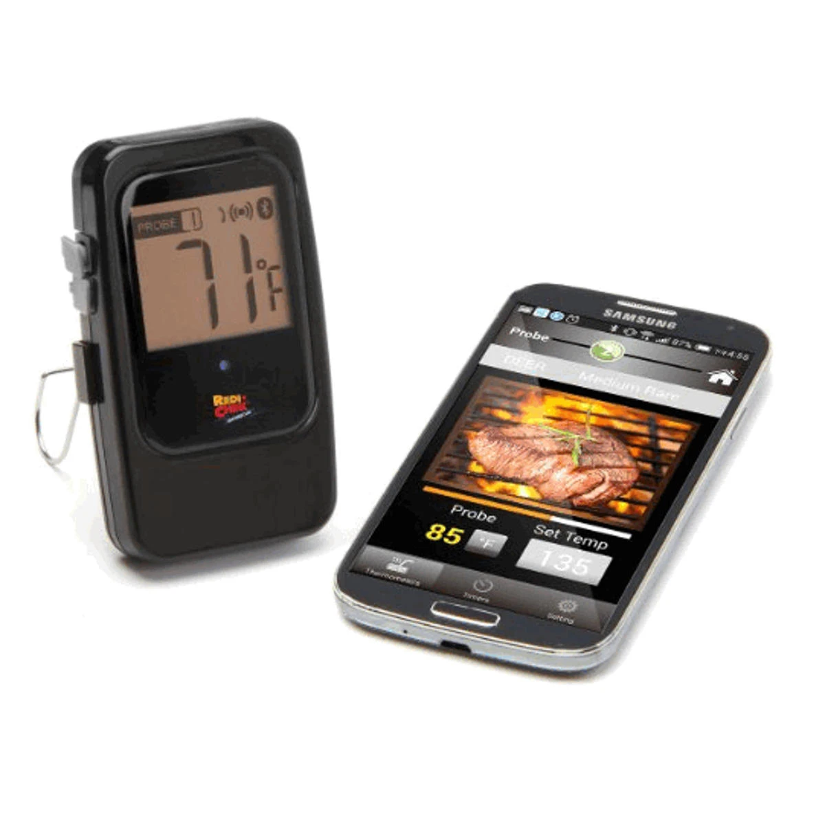 Maverick ET-735 Bluetooth Funk-Grillthermometer Mit 2 Temperaturfühlern 2 Maverick ET-735 Bluetooth Funk-Grillthermometer Mit 2 Temperaturfühlern – Bild 2