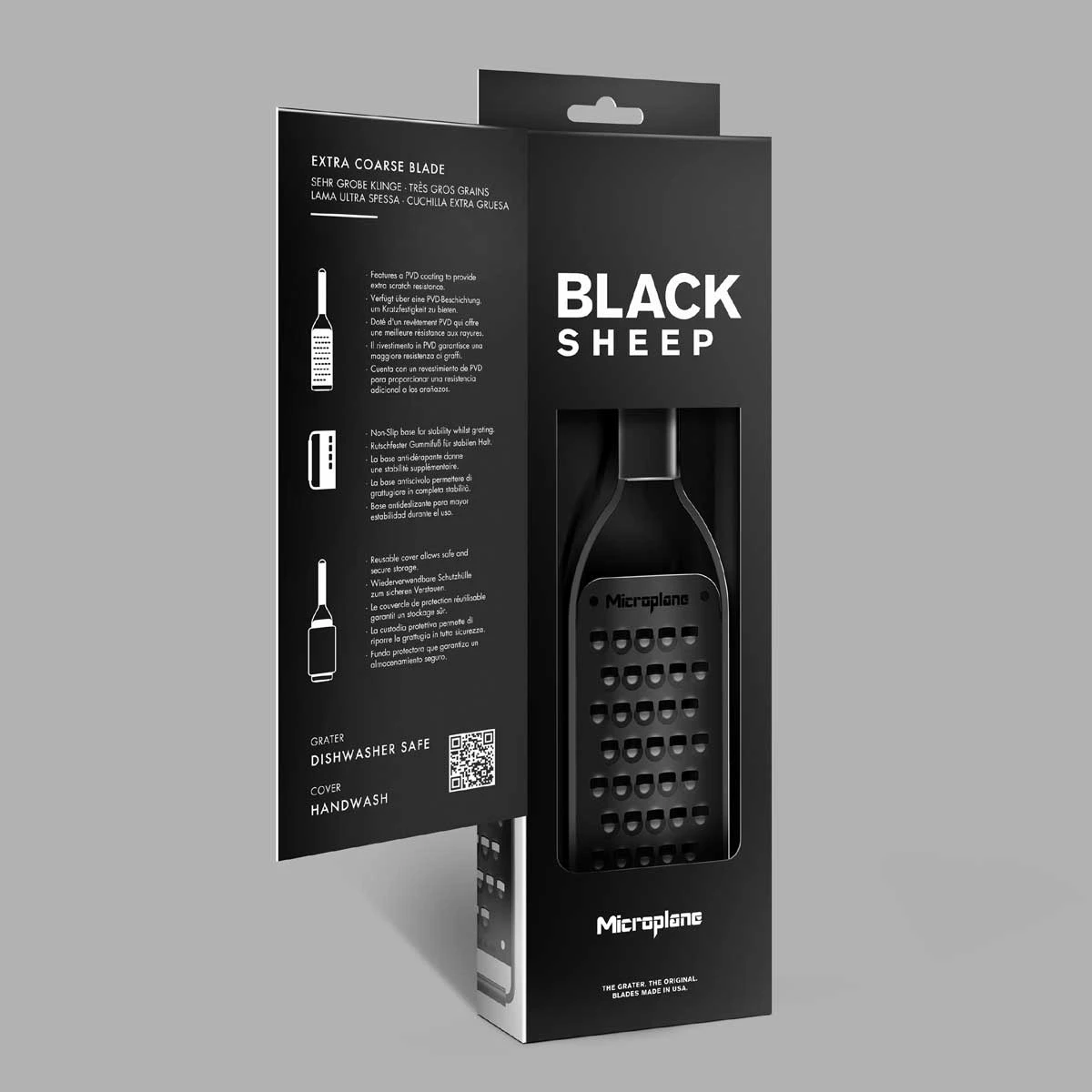 Microplane Black Sheep Reibe Sehr Grob 5 Microplane Black Sheep Reibe Sehr Grob – Bild 5
