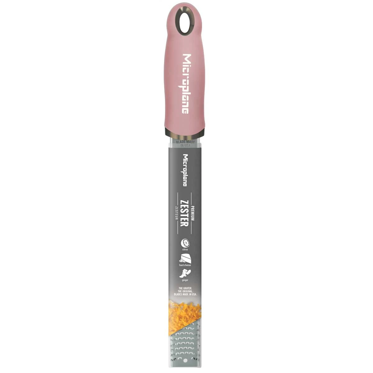 Microplane Premium Reibe / Zester, Altrosa 2 Microplane Premium Reibe / Zester, Altrosa – Bild 2