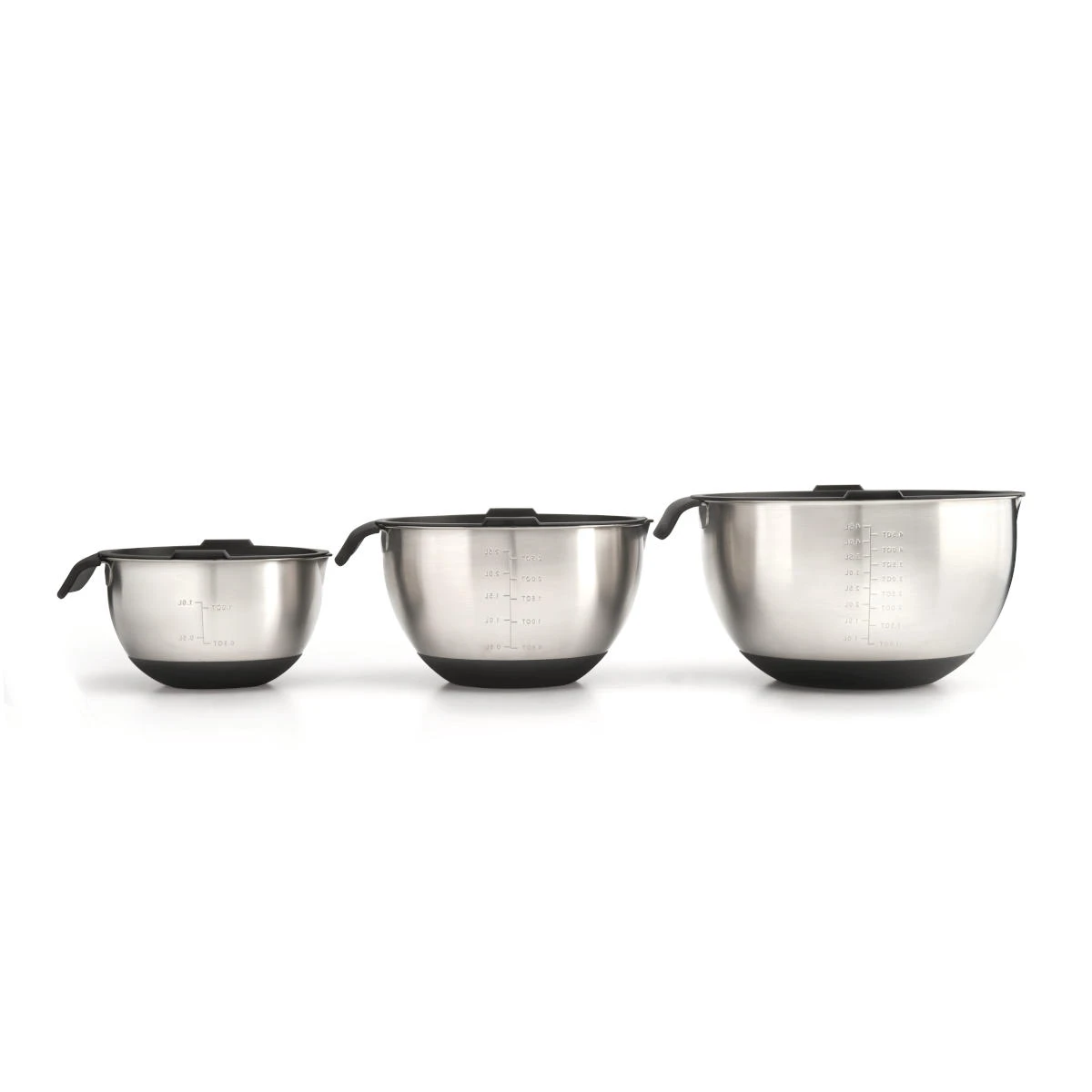 Napoleon 3er-Schüssel-Set, Edelstahl, In 3 Verschied. Größen 3 Napoleon 3er-Schüssel-Set, Edelstahl, In 3 Verschied. Größen – Bild 3
