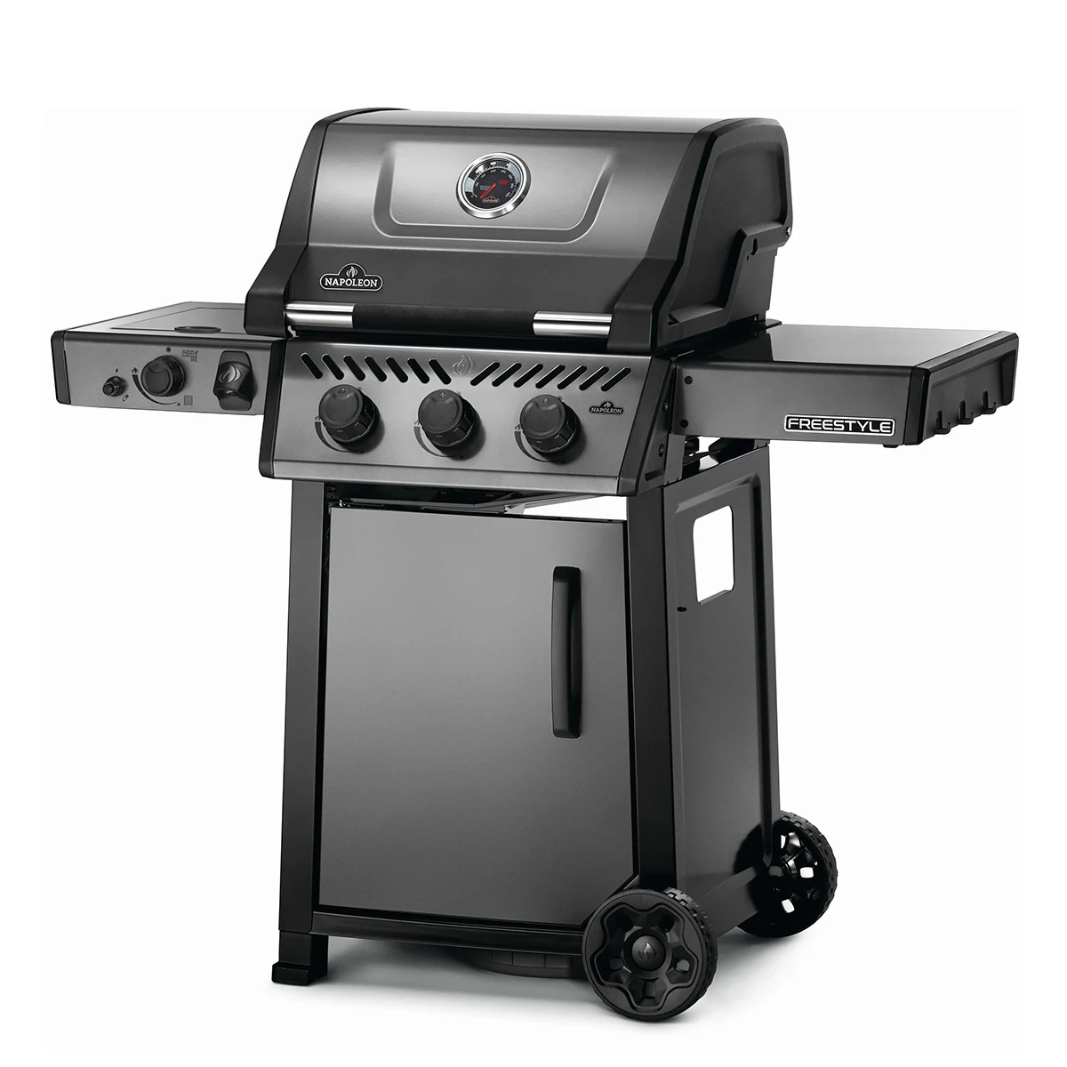 Napoleon Freestyle 365, 3 Hauptbrenner, Mit Sizzle Zone Seitenbrenner Und Tür, Graphit 8 Napoleon Freestyle 365, 3 Hauptbrenner, Mit Sizzle Zone Seitenbrenner Und Tür, Graphit – Bild 8