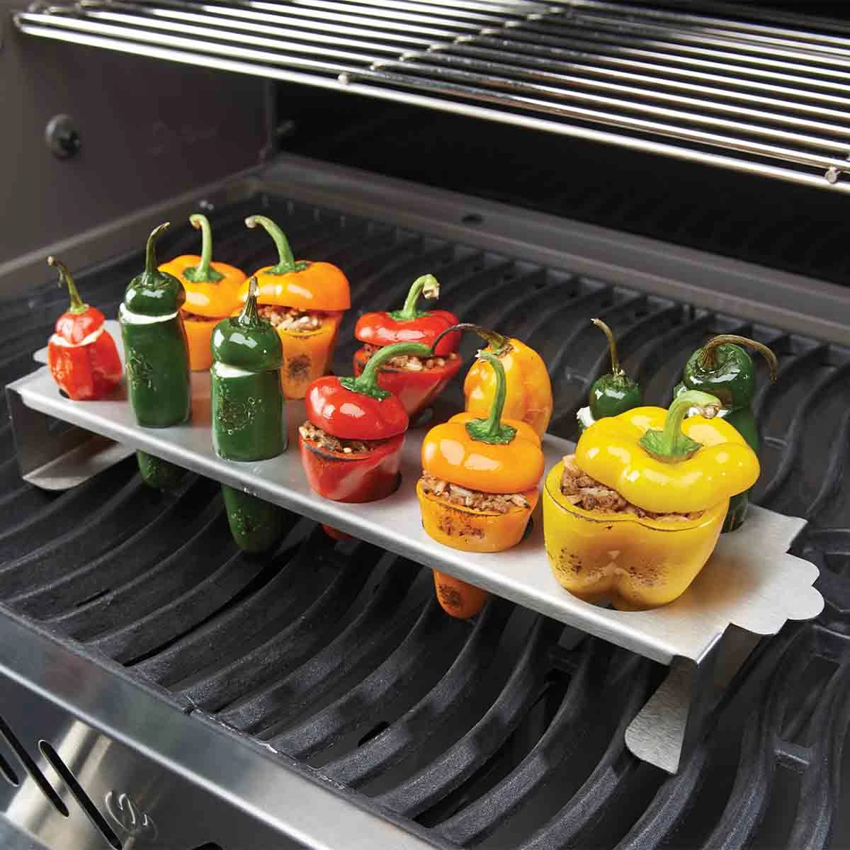 Napoleon Edelstahlgrillrost Für Paprika, 33 x 10 3 Napoleon Edelstahlgrillrost Für Paprika, 33 x 10 – Bild 3