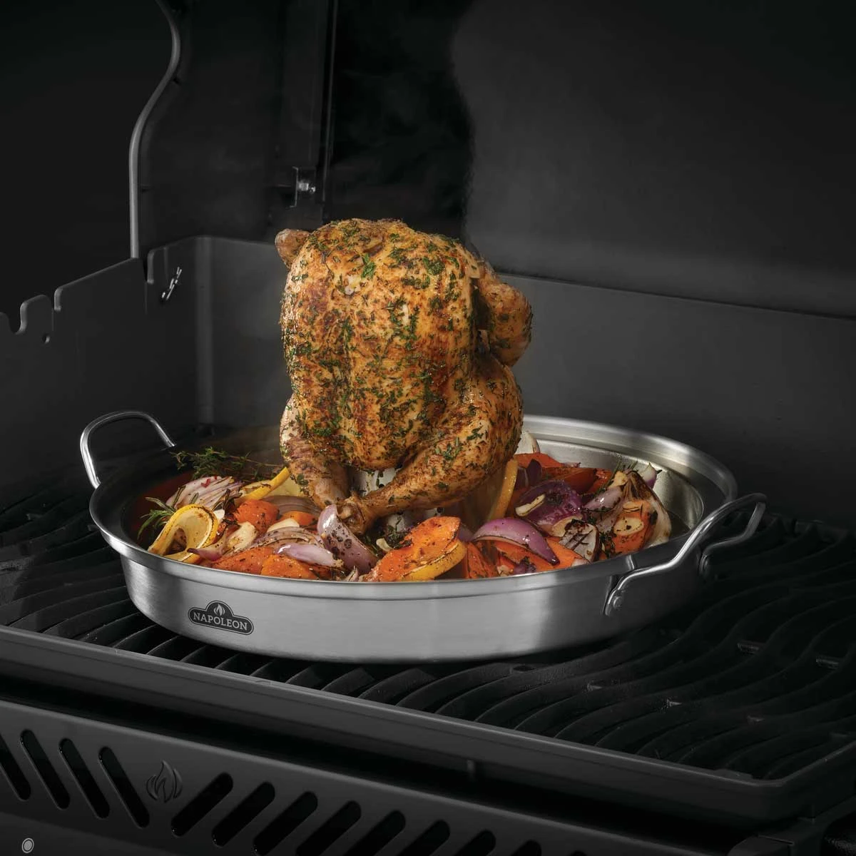 Napoleon PRO Edelstahl 3in1 Geflügelhalter 2 Napoleon PRO Edelstahl 3in1 Geflügelhalter – Bild 2