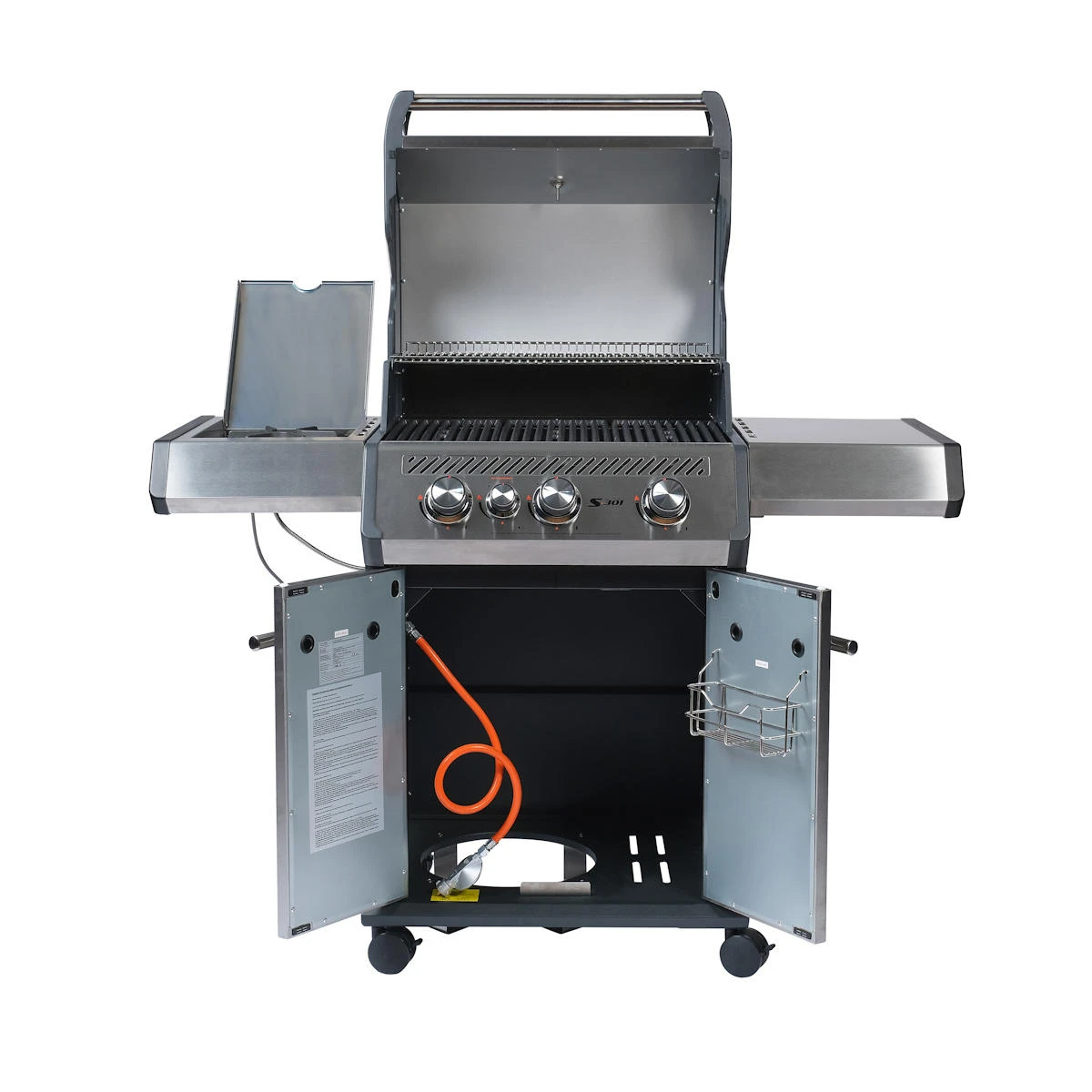 SANTOS S-301 Mit Seitenkocher, Edelstahl 4 SANTOS S-301 Mit Seitenkocher, Edelstahl – Bild 4